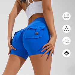 Upgrade Your Workout Wardrobe with Quick-Dry High-Waist Yoga Shorts